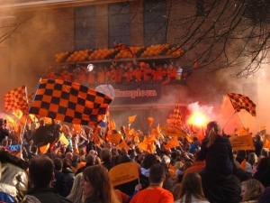 Historie Huldiging gemeentehuis