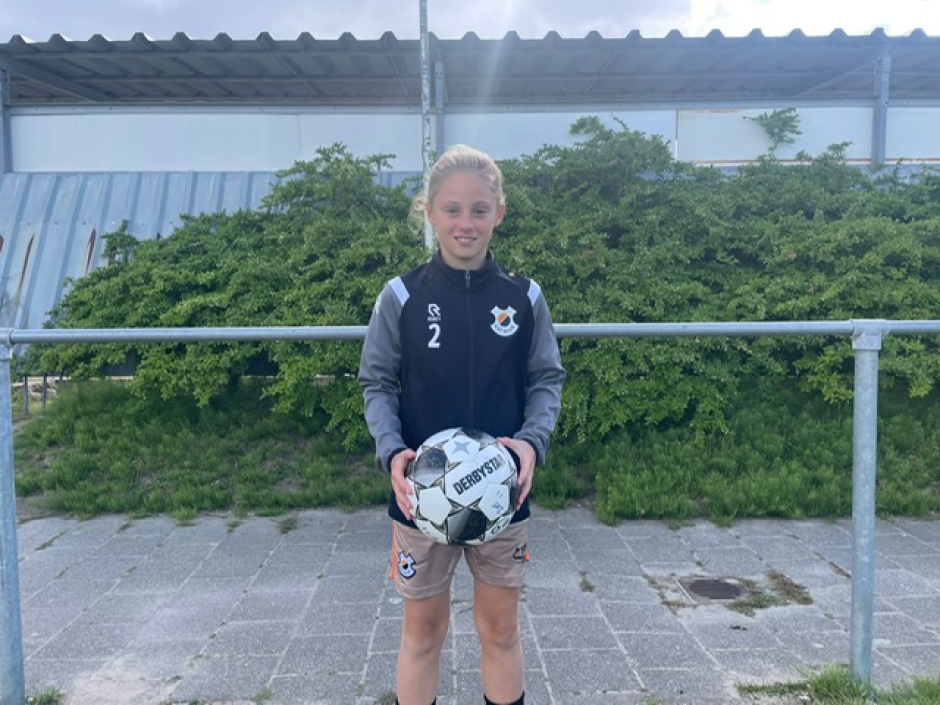 Jasmijn Gieling op stage bij Feyenoord