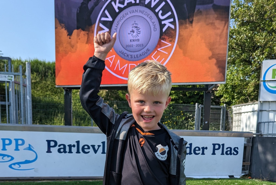Pupil VV Katwijk - De Treffers: Luuk Haasnoot